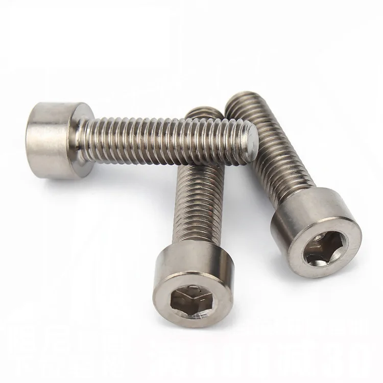 GR2 Din912 M6 M7 M8 M9 M10 M12 Titanium Hexagon Socket Bolt Screw