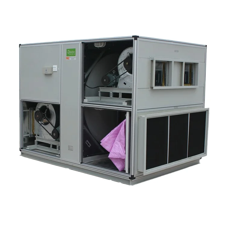 Энергоэффективная промышленная роторная установка для рекуперации свежего воздуха для мастерских супермаркетов для больничного использования