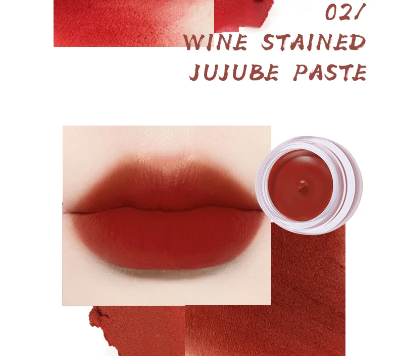 CNL-033 High Quality OEM 3 Colors Tint Mousse Smoothing Cream Lip Care Blush Lip Mud