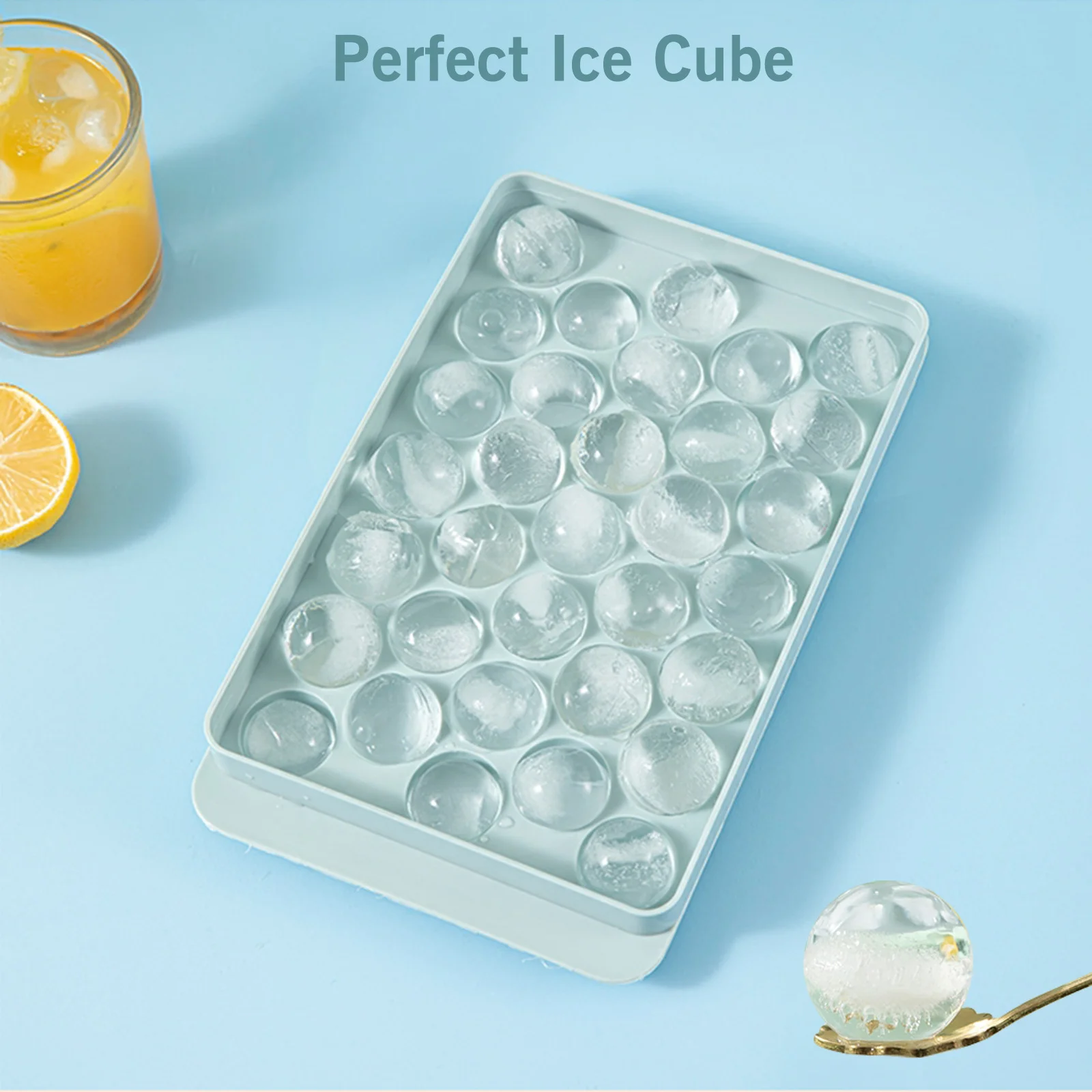 Y805 Ice Cube Tray Balls,round Ice Ball Maker Mold For Freezer,sphere Ice Cube Tray Making 1in X 33pcs Circle Ice