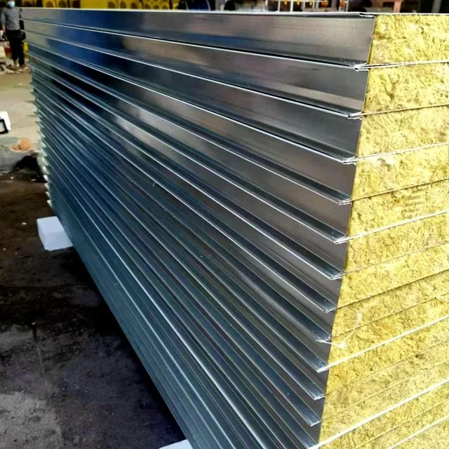 Rock wool panel sandwich
