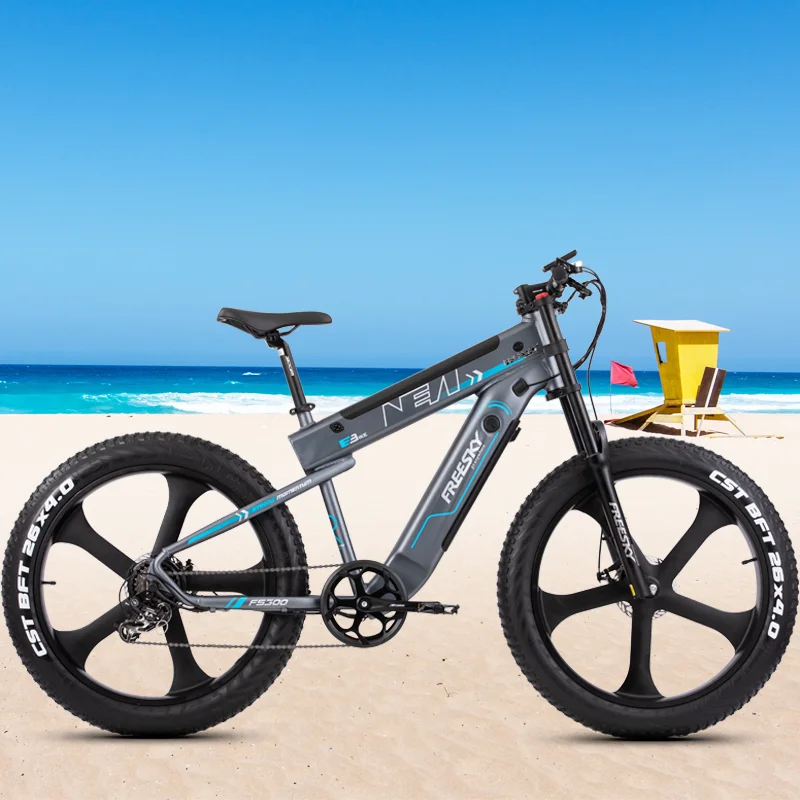Amazon hot selling 750w 1000w motor e-bike fat tire mountain bike fat bike electric bicycle bike
