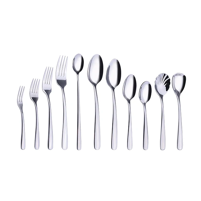 
18/10 stainless steel tableware flatware fork and knife for dinner cutlery set 