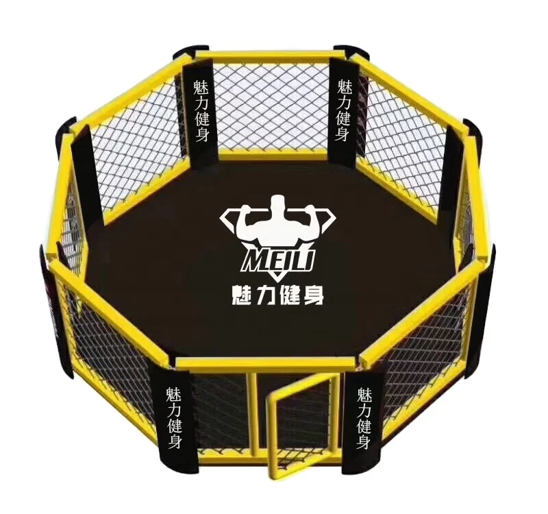 Customized logo boxing ring Fighting Octagon mma cage For training competitions
