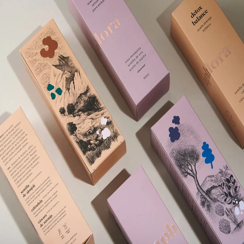 Custom Logo Luxury 30ML 50ML 100ML Drawer Magnetic Bottle beauty skin care carton product packaging Boxes