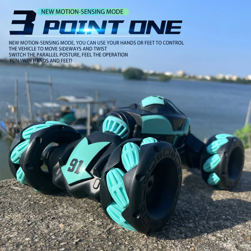 OEM High Speed Electric Cars Smart Sensor Hand Gesture Watch Control Sensing 3 in 1 Remote Control Toy RC Stunt Car