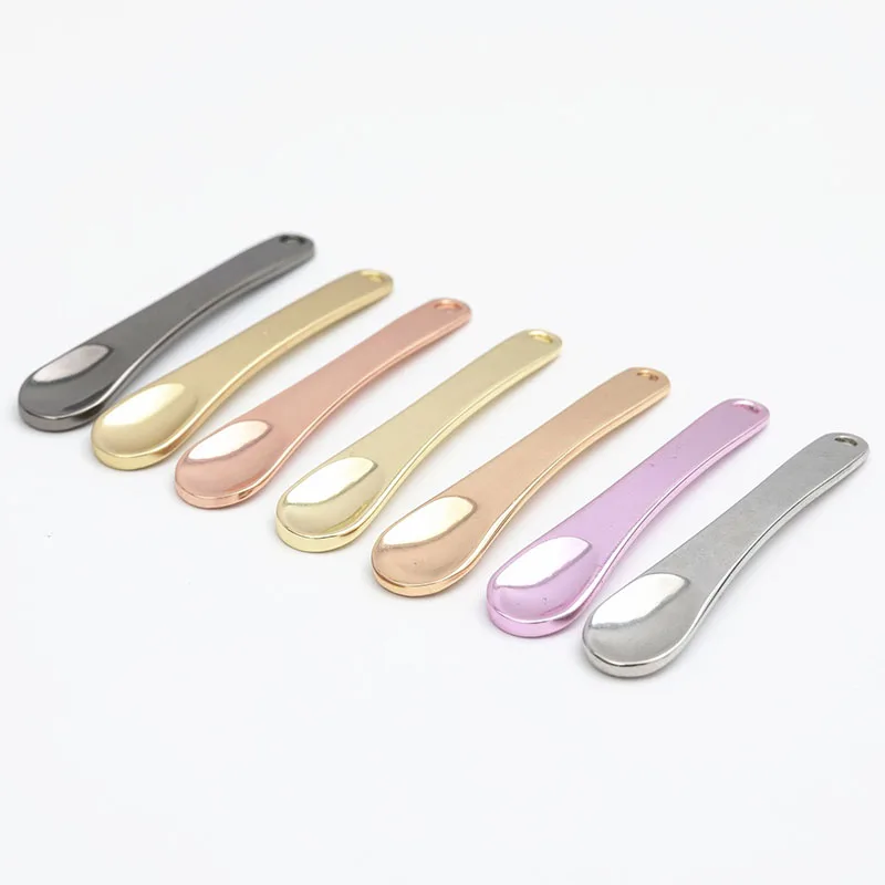 Роскошная металлическая Косметическая ложка для макияжа 5 см, 6 см, 7 см