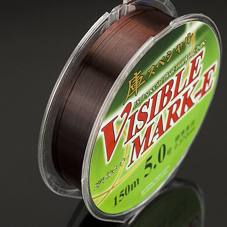 Japan imported silk Nanometer material nylon monofilament 150m Super strong pulling force Fishing line