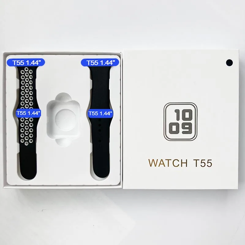 T55 Smart Watch Series Phone Call Relojes T55plus Sport Watch Seri Waterproof Smartwatch T55 Plus