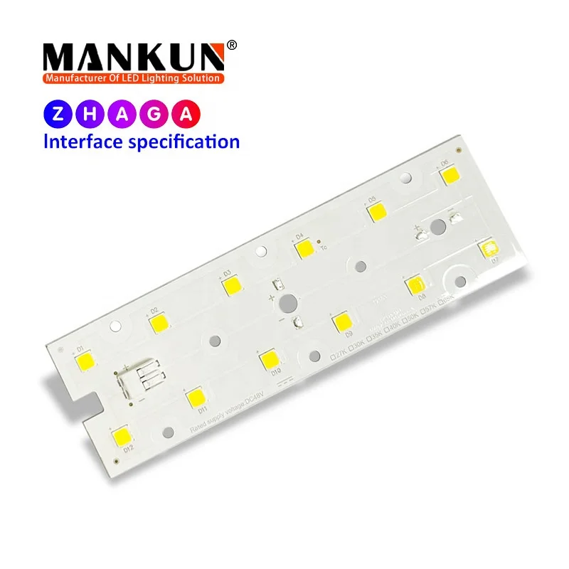 zhaga module 50w led light pcb board design pcb smd led with lens for street light