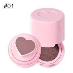 Hot Selling OEM Magic Makeup Liquid Vegan Blush Cream Waterproof Cheek Tint Heart Stamp Cushion Blush Private Label