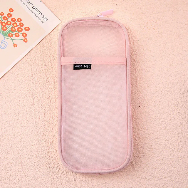 Transparent Women Makeup Bag Mesh Makeup Case Organizer Korean Cosmetic Bags Travel portable Toiletry Bag Zipper Beauty Case