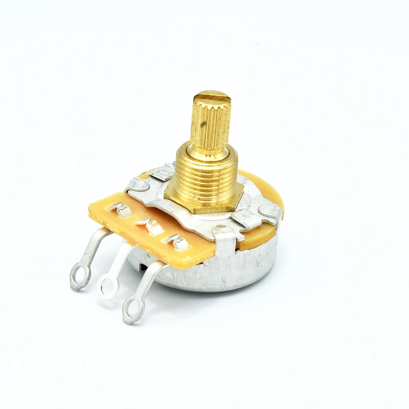 Terwin Factory price 24mm 15.5mm 19mm shaft carbon film B250K 500K Volume Control rotary potentiometer for electric guitar