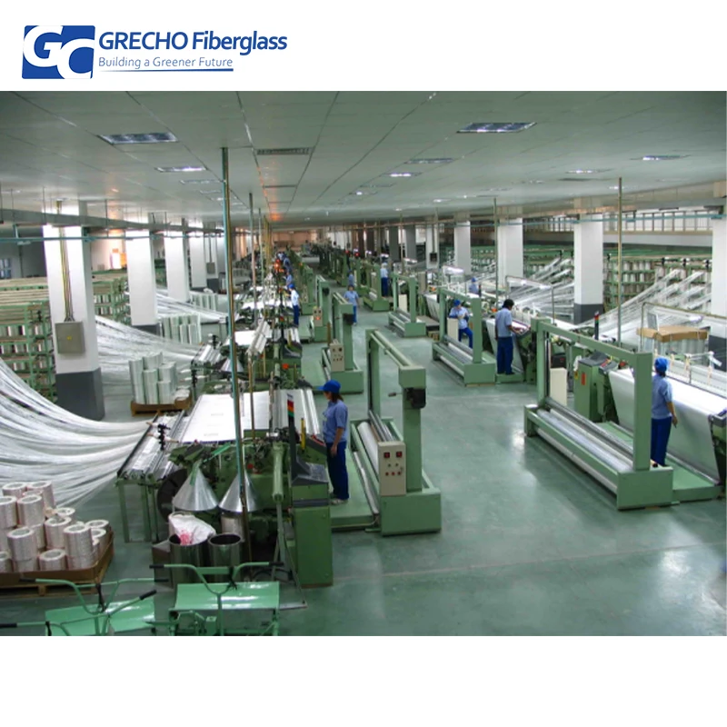 GRECHO 200GSM 400GSM 600GSM C Glass Fiber Fiberglass Roll Woven Roving Cloth For Automotive Parts