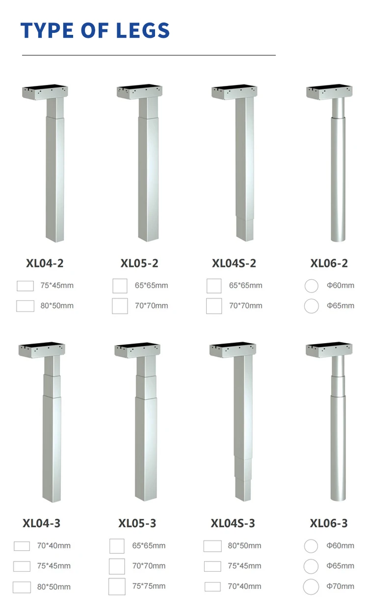 Kingaut manufacturer electric lifting column desk