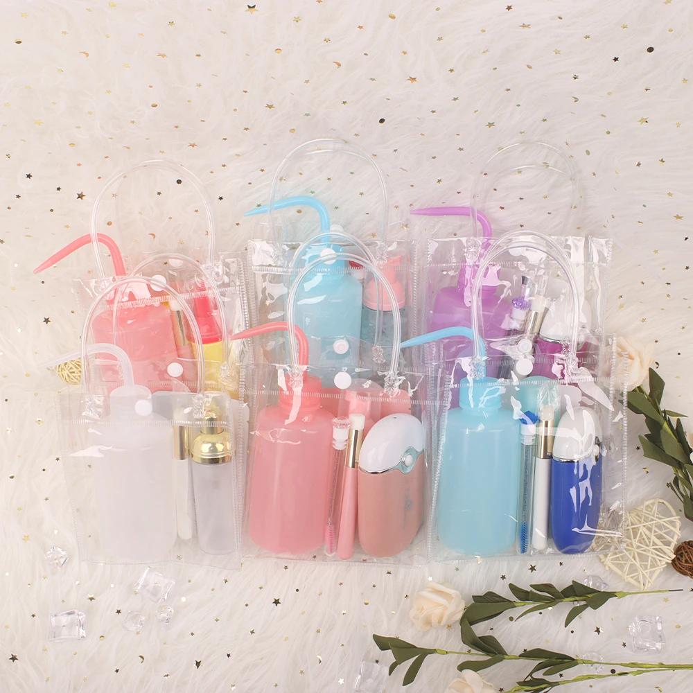 High Quality Eyelash cleanimg mousse lash shampoo kit with fan private label lash shampoo kit