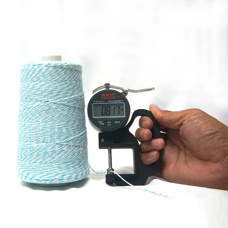 0.8mm pure cotton multiple color yarn yarn gift packing rope