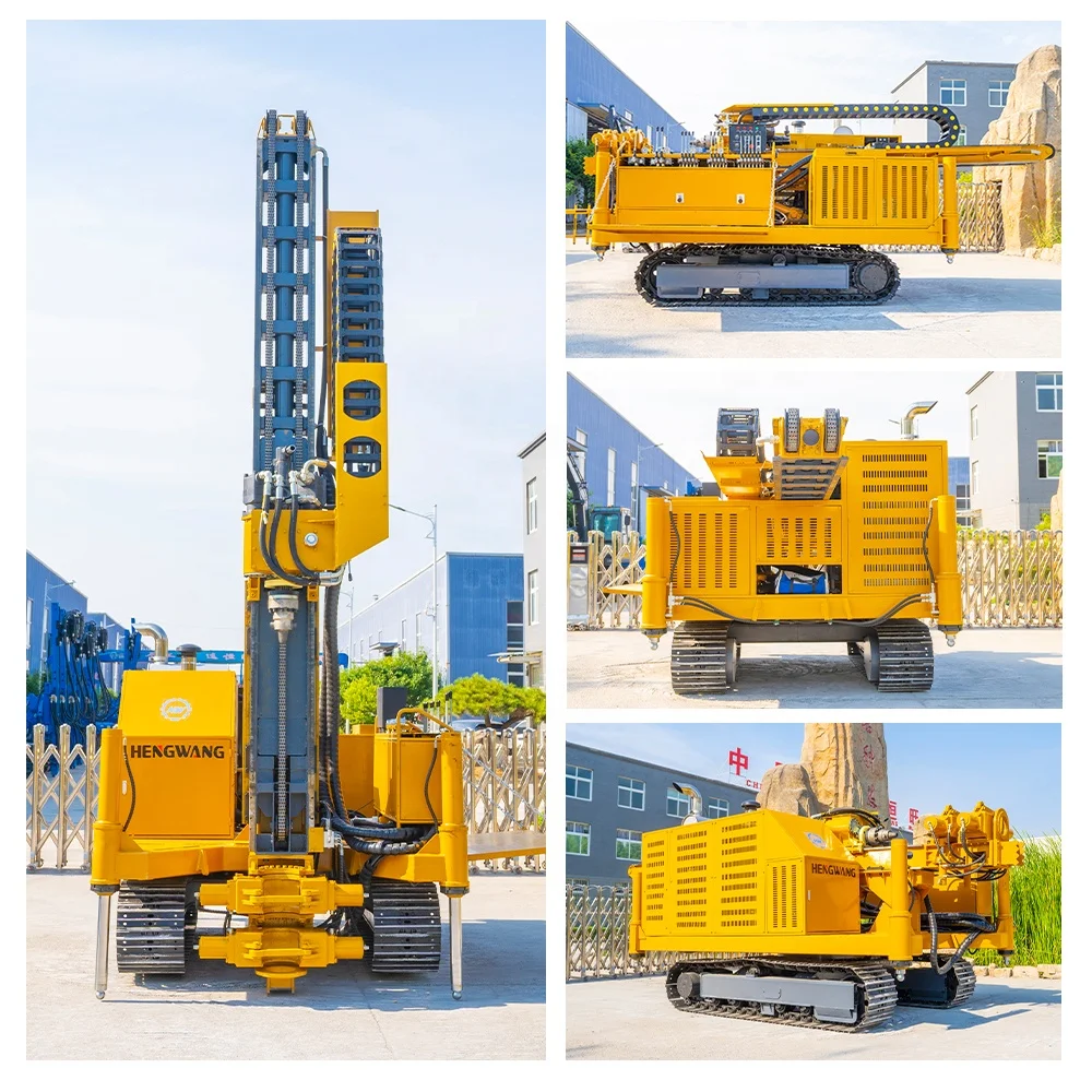 Crawler jet grouting machine Slope support Deep foundation pit support drill rig