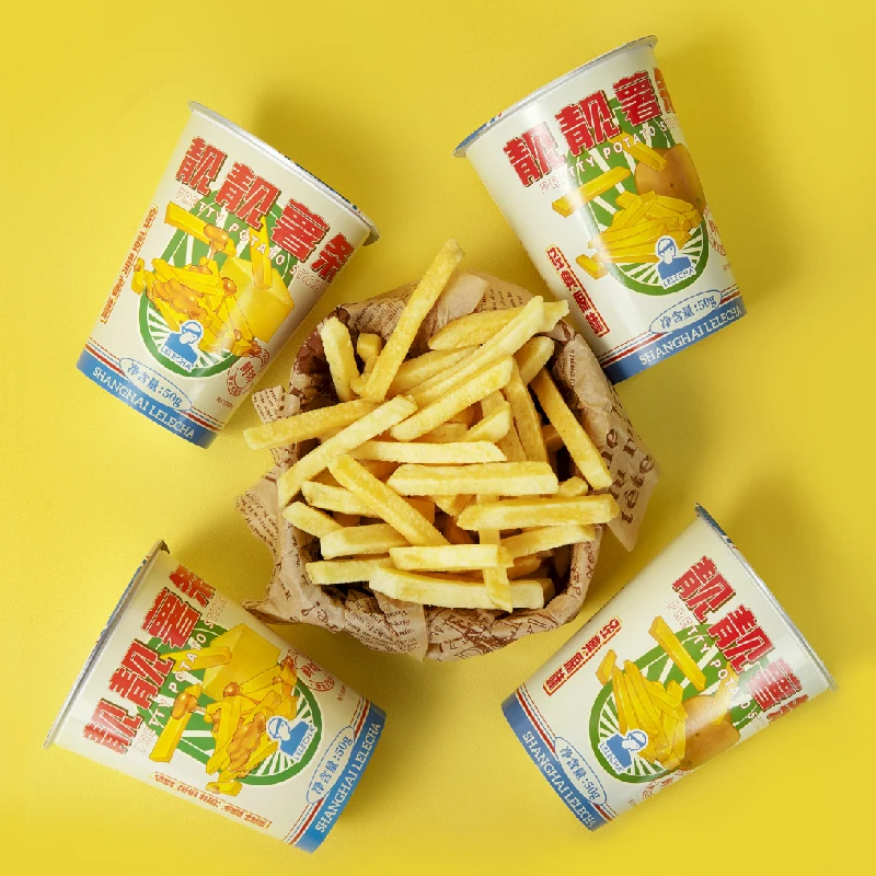 French Fries Korean Style Potato Chips Super Cheese Flavour not Frozen Foods