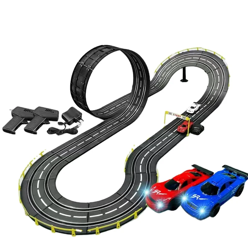 4.36M track high-speed 1/43 race track remote-controlled race track slot machine with springboard
