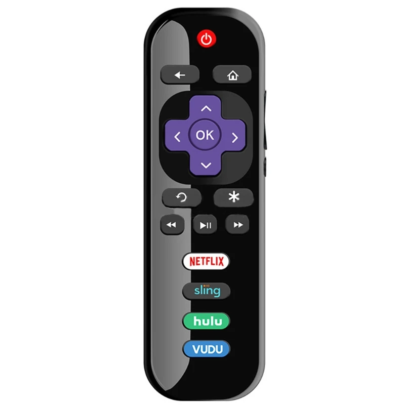 Wireless IR Remote Control For TCL Roku TV RC280 28S3750 32S3750 Side Button Compatible Durable Remote Control T9