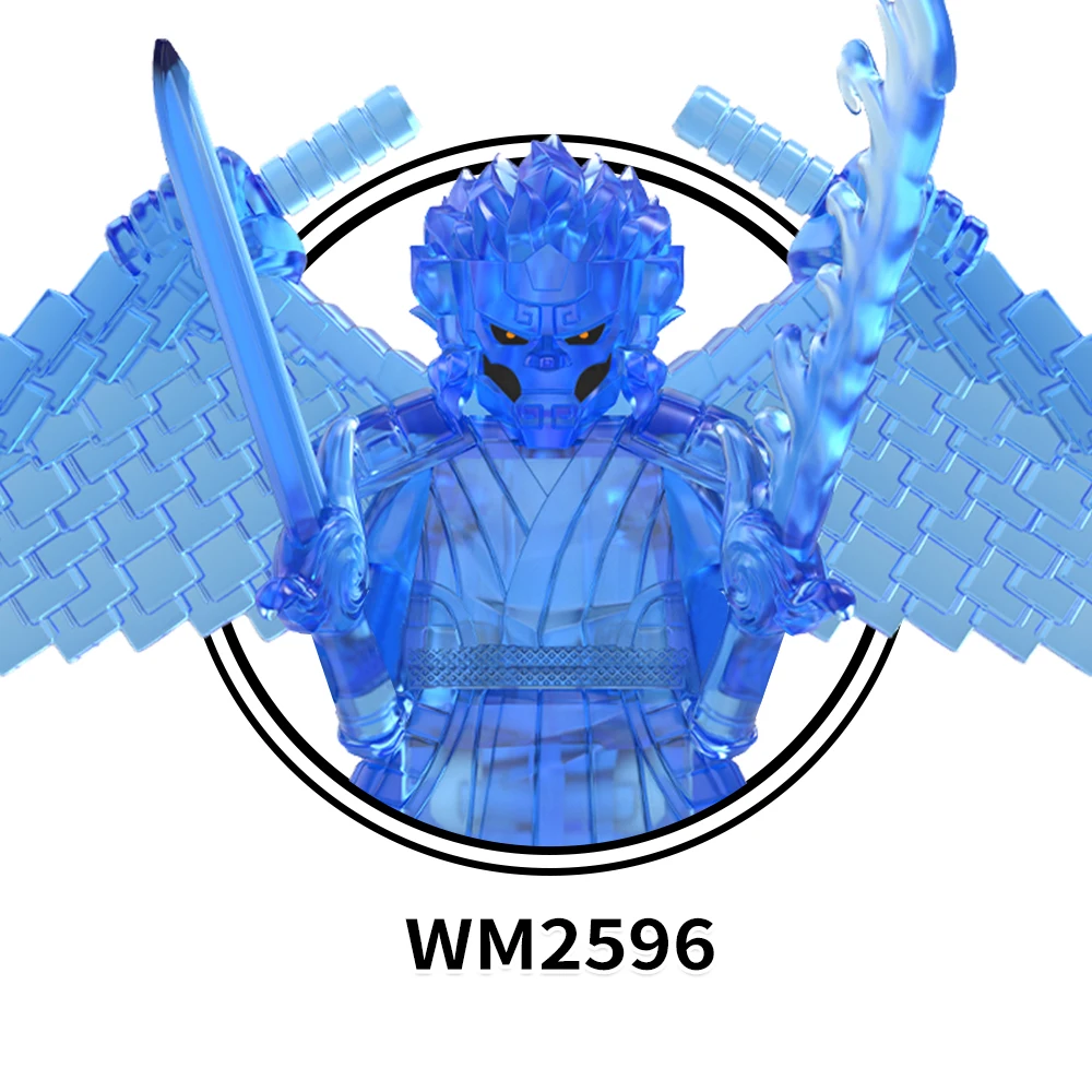 WM6167 Susanoo Uchiha Ninjutsu Japanese Anime Uzumaki Collect Educational Plastic Mini Building Blocks for Children Gift Toys