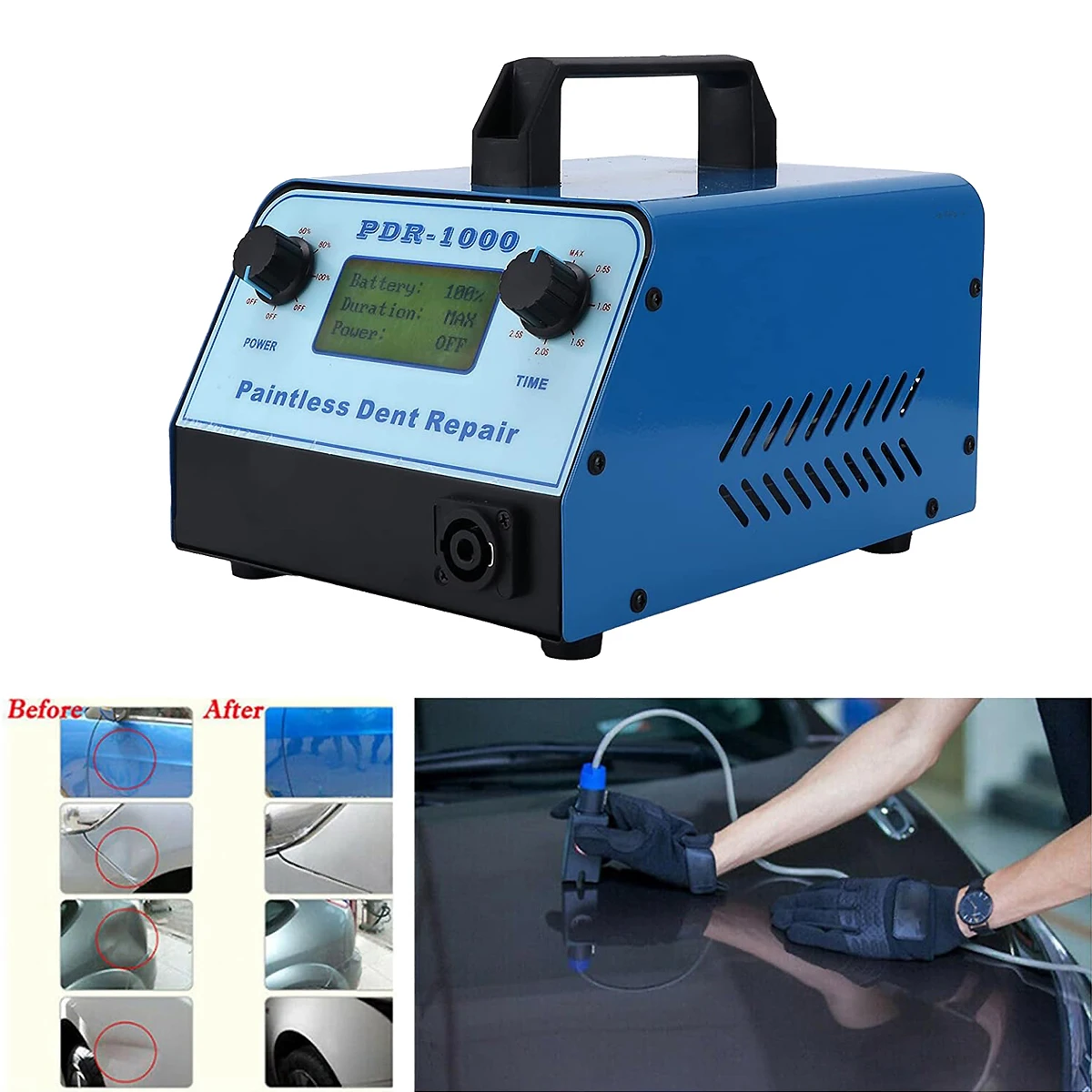 Model #5 Induction Heater Machine Hot Box Car Dent Repair Set Dent Removal Tool, Auto Body Dent Paintless Repair Tool