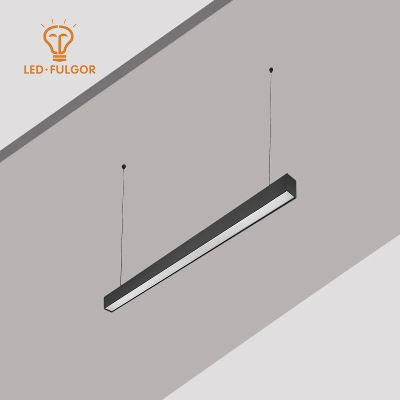 Fulgor Beam Angle 90 Anti-glare Micro-prismatic Diffuser 36W led up down hanging light linear