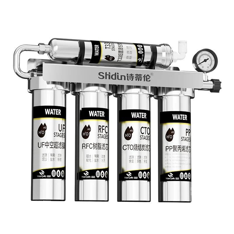 New Home Office Direct Drinking Water Purifier TDS Stainless Steel RO System Reverse Osmosis Water Filter Household Use Made PP