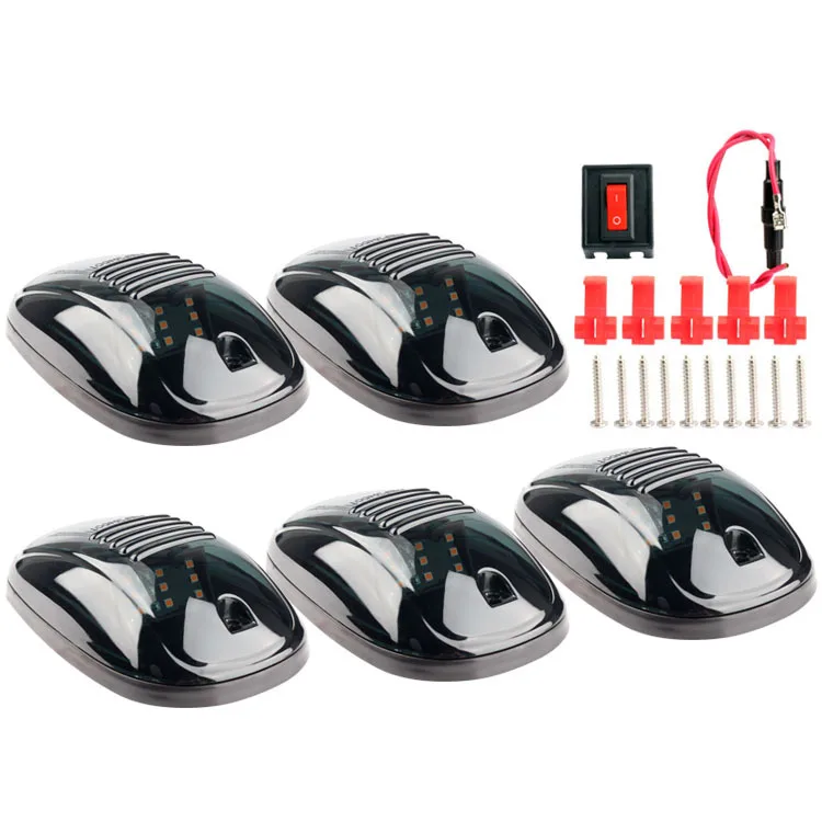 5PCS/set 12 LED Vehicle Car Cab Roof Running Marker Lights for Truck SUV Off Road Set Bulb Lamp Car Styling