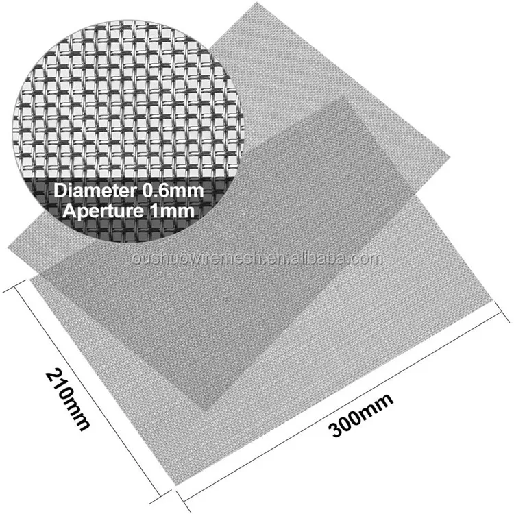 5 10 20 40 50 70 Micron stainless steel wire mesh filter disc filter screen