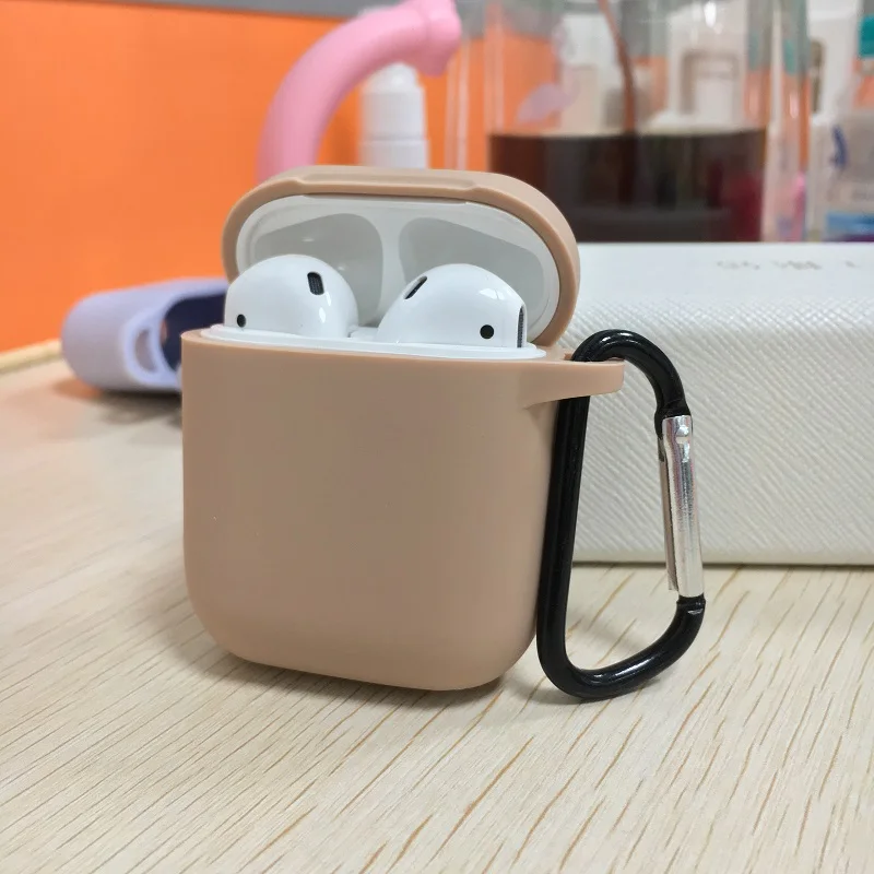  Высококачественный Чехол Air pod 1 противоударный чехол forAirpods 2 Очищаемый мягкий силиконовый защитный для