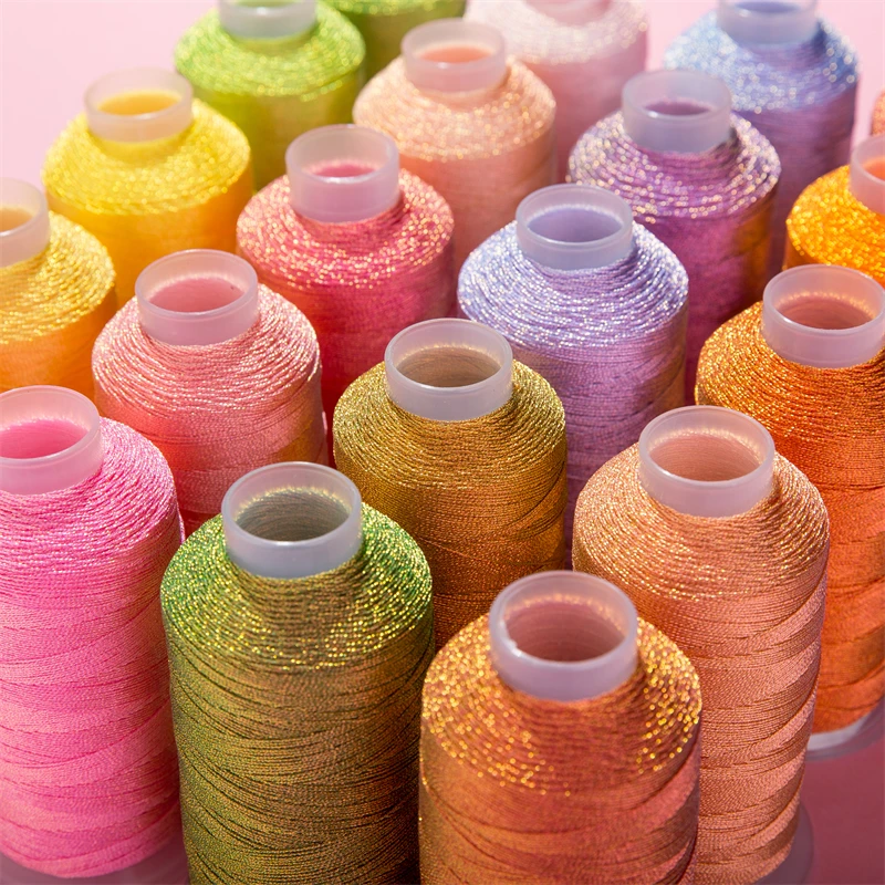 JR fashion and beautiful metallic yarn for weaving and decoration in clothes and home deco with high quality