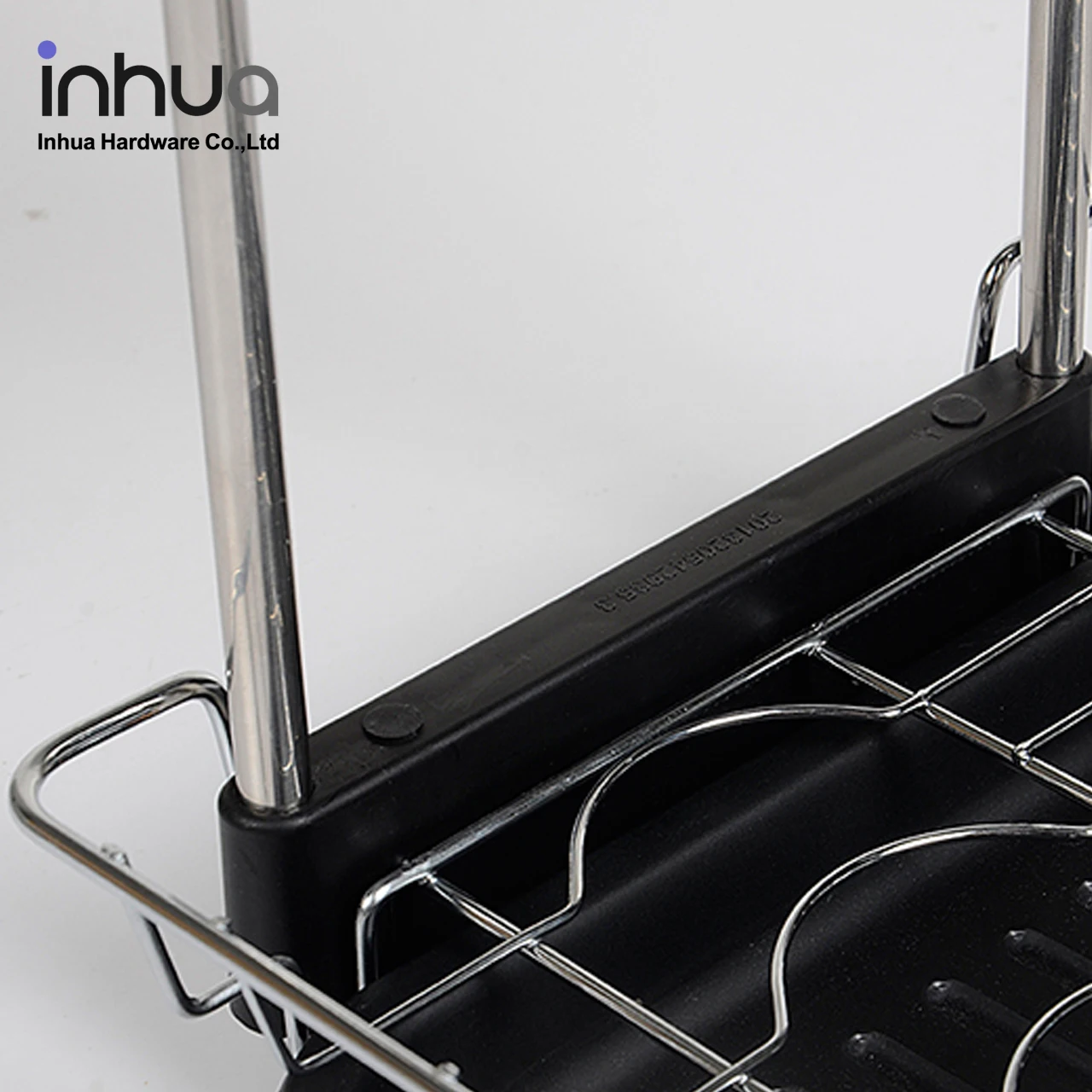 2 tier drain drying rack cutlery storage rack kitchen metal dish rack