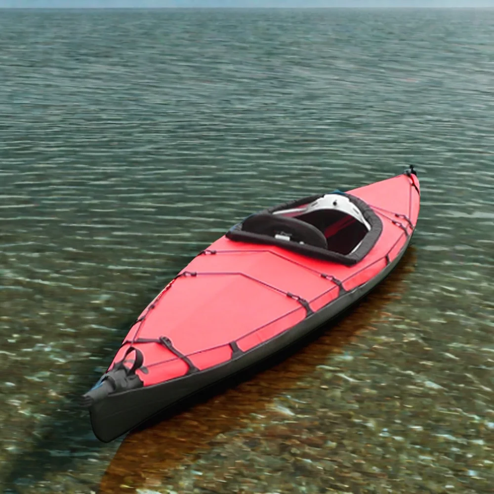 YU Aluminum Alloy Skeleton Kayak Foldable Cabin Cruiser for Ocean Adventures Splicing Boat Folding Kayak