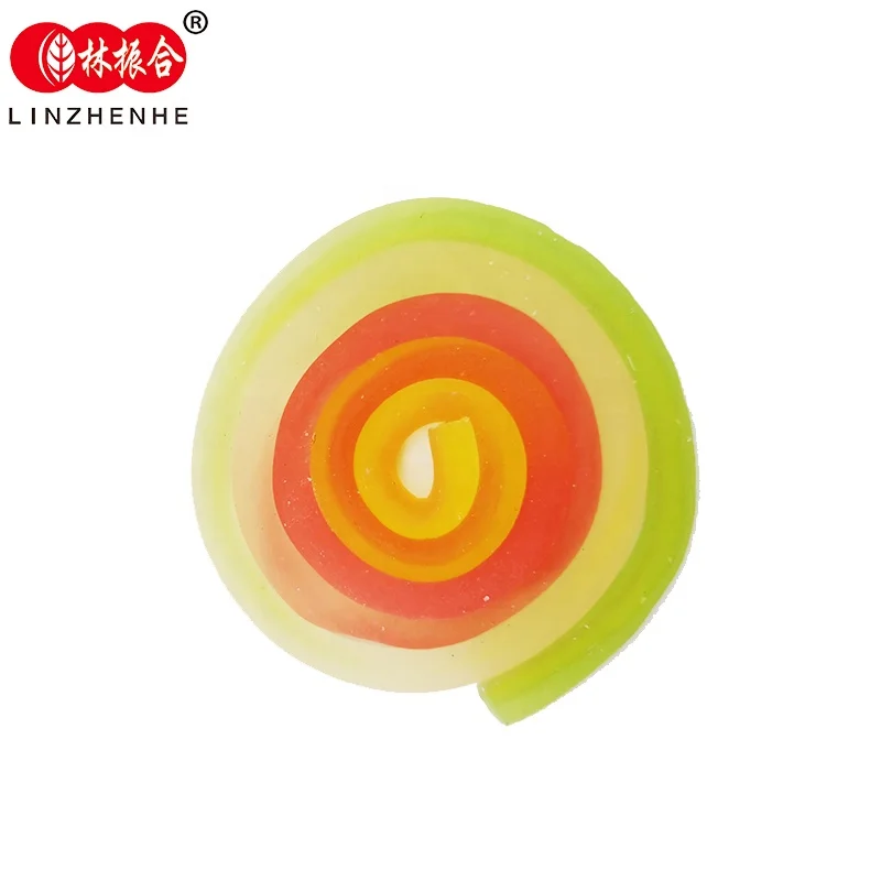 Bag package yummy fruit flavor candy string juicy gummy candy