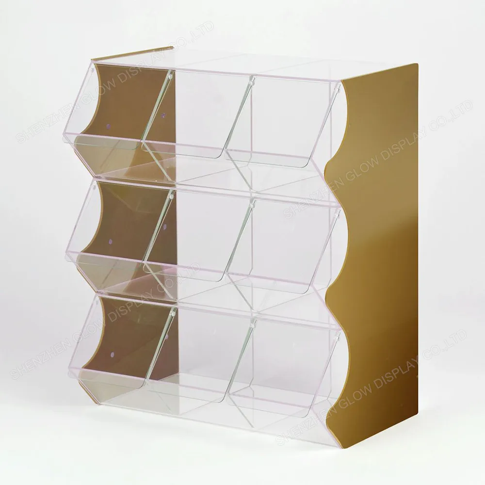 Colorful   side  acrylic  display is designed to attractively present your candy  for Shops Parties Weddings  home