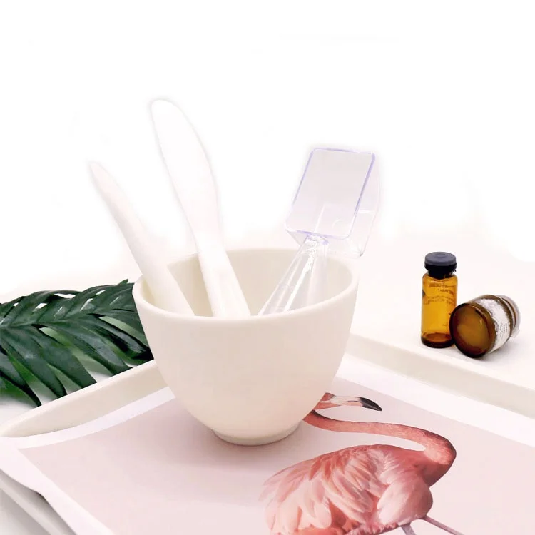 5pcs in 1 Cosmetic Beauty Tool silicone facial mask mixing bowl DIY Face mask bowl set