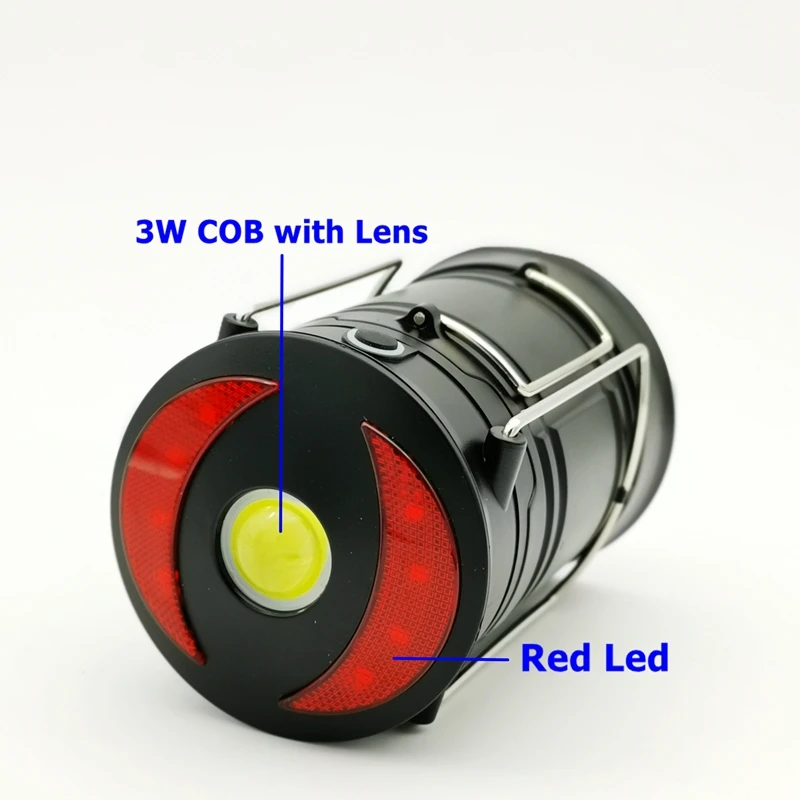 AMAZON Топ рейтинг USB Перезаряжаемый светодиодный кемпинг всплывающий фонарь автомобильный предупреждающий сигнал набор для выживания на дороге аварийный