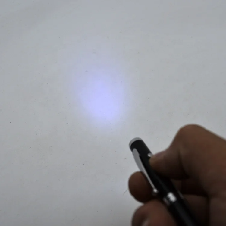 Popular sale multi functional metal light screen stylus promotion laser ball pen with box sets