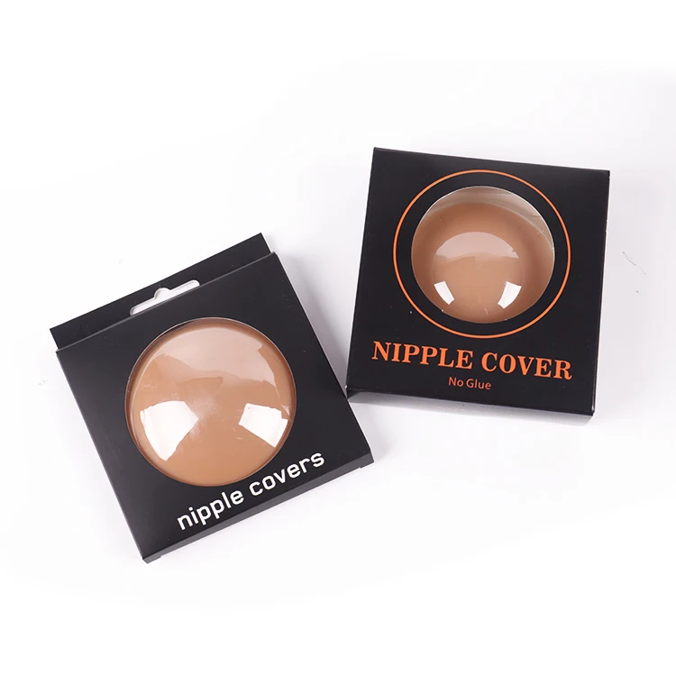 Xinke Low Price Self Adhesive Non Glue Reusable Washable Silicone Nipple Cover With Box