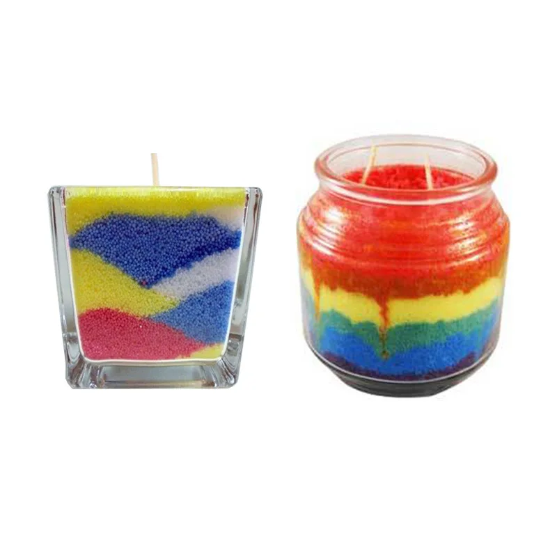 DIY Aromatherapy Candles Colored Pearl Wax Sand Wax Sand Wax Candle Raw Materials Wholesale for Wedding and Christmas Decoration