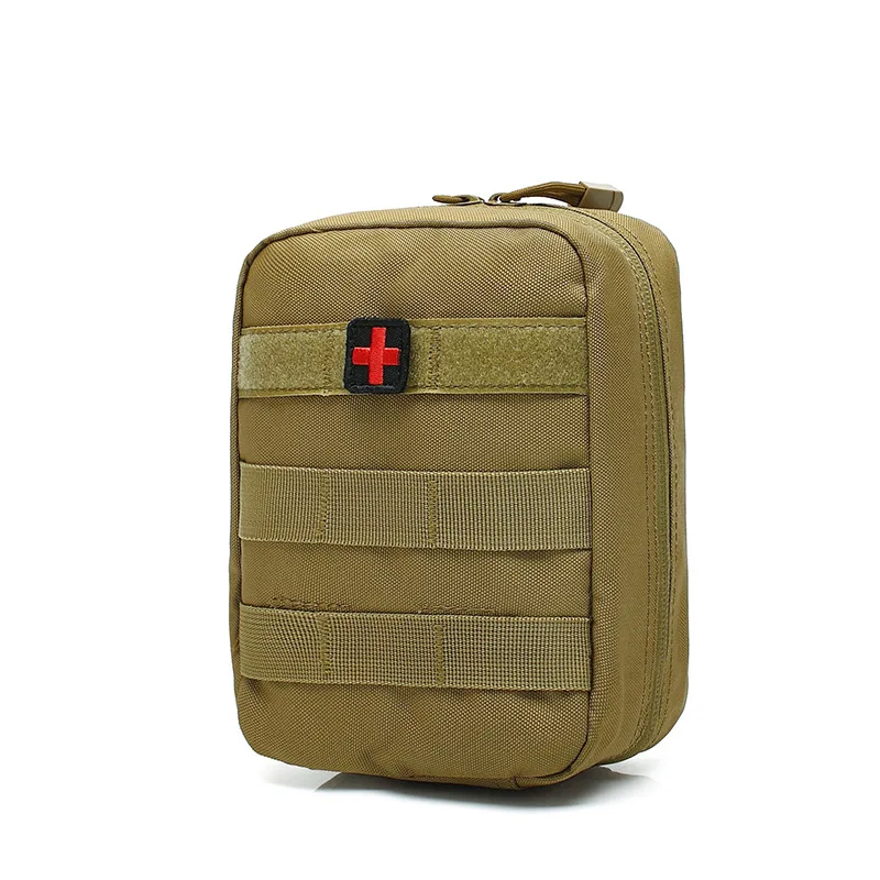 Ready to ship medical IFAK pouch Olive green molle pouch 900D polyester wholesale first aid kit pouch for emergency aid