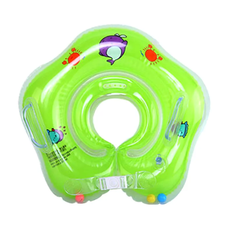 Swimming Baby Pools Accessories Baby Inflatable Ring Baby Neck Inflatable Wheels For Newborns Bathing Circle Safety Neck Float