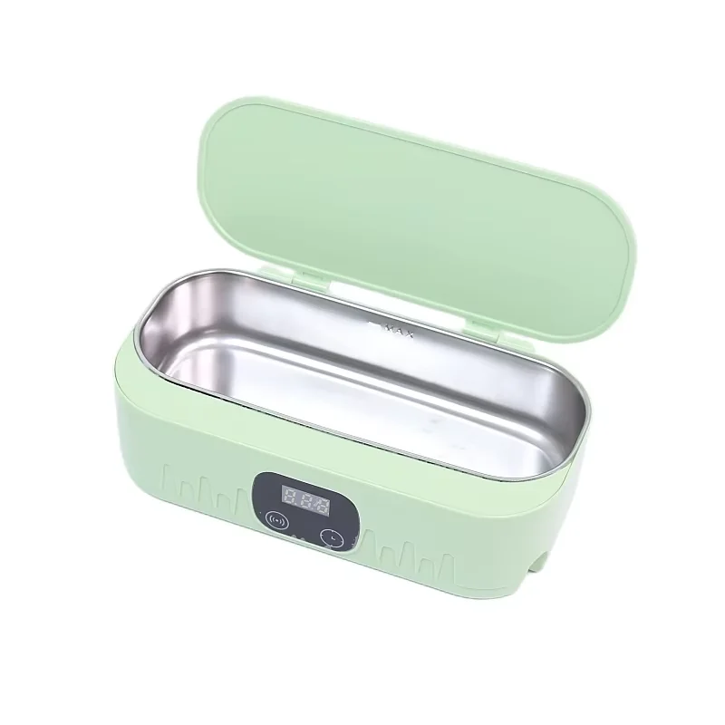 Home Use Portable Electronic Mini High Frequency Digital Ultrasonic Jewelry Cleaner Ultrasonic Glasses Cleaners