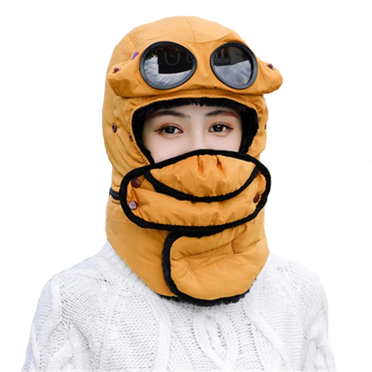 
Wholesale Sales Adjustable Of New Lei Feng Hat, Plus Fleece Cold Cycling Ear Warmer Cotton Hat Russian Ushanka 