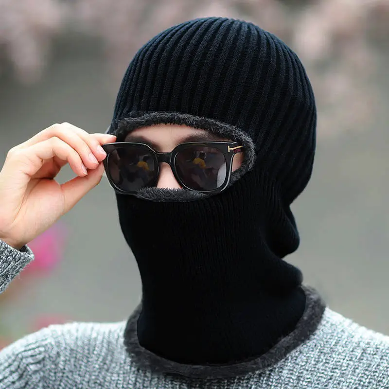 Polar Fleece Winter Warmer Outdoor Windproof Balaclava Hats Helmet Liner Full Face Hat Men Women Hat Beanies 2020