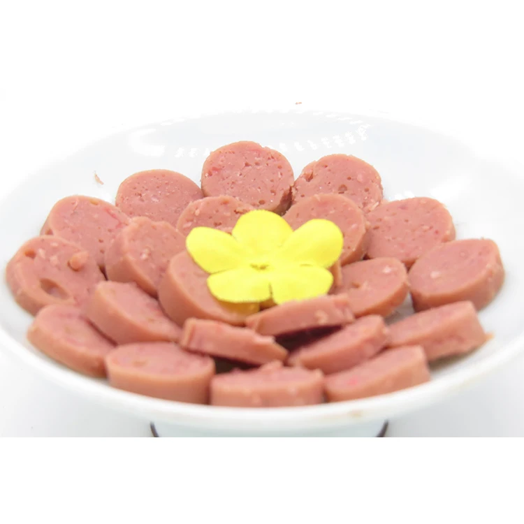 
green healthy snack dog Promotion dog snacks chicken sausage with private label 