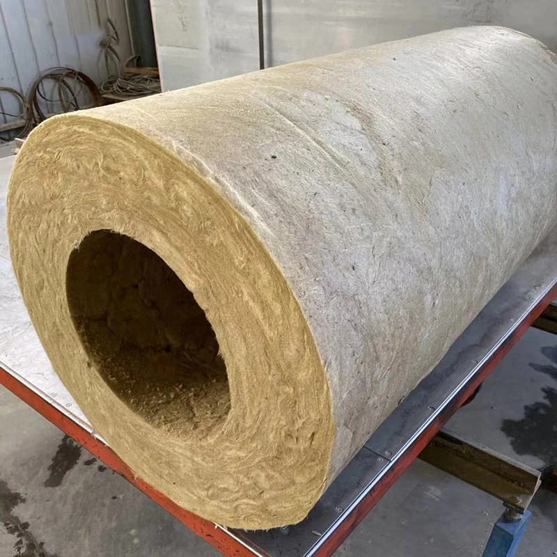 HS Code Soundproof Insulation Materials rock Glass wool Pipe Insulation