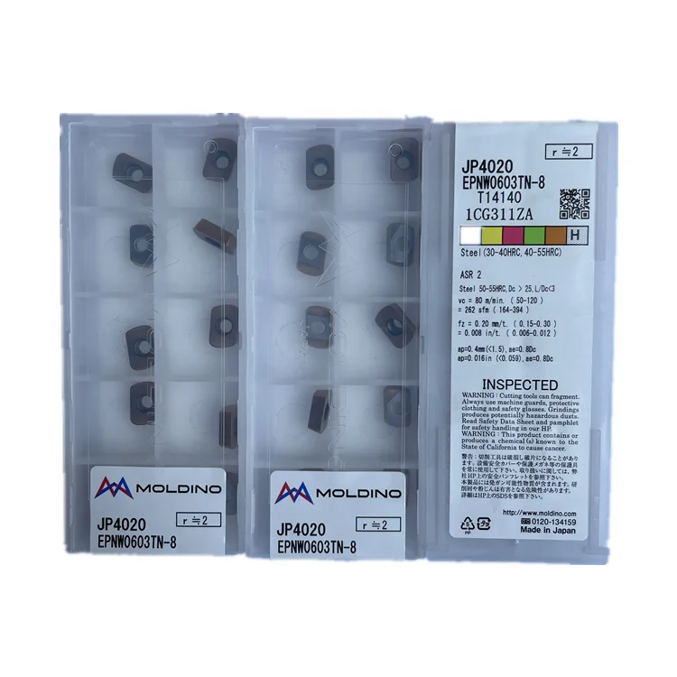 EPNW0603TN-8 JP4020 MOLDINO Hitachitool Indexable Carbide Milling Insert